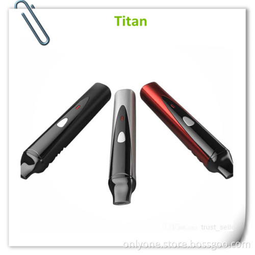 Made in China Dry Herb Vaporizer Titan with Black and Red Color 360/380/420f Ecig